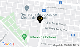 Mapa de Etiquetas Monarch en Monterrey