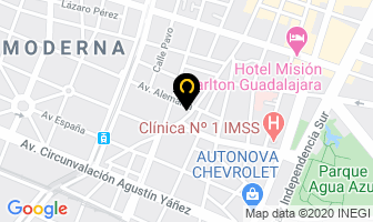 Mapa de Euromotos en Guadalajara
