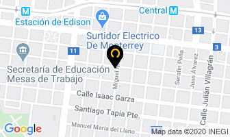 Mapa de Europlasma International en Monterrey