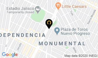 Mapa de Eventos Monumental en Guadalajara