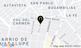 Mapa de Eventos Y Banquetes De Gran Clase en Aguascalientes