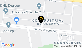 Mapa de Excelencia Body Shop en Celaya