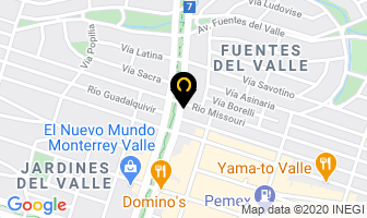 Mapa de Exotic Nails Hair en Monterrey