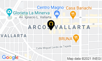 Mapa de Exotic Planet en Guadalajara