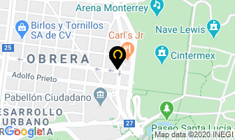 Mapa de Expomex en Monterrey