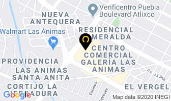 Mapa de Extensiones De Cabello 100% Natural en Puebla