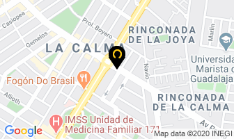 Mapa de F1 Services Wash en Zapopan