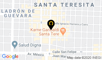 Mapa de Fabrica De Lentes en Guadalajara
