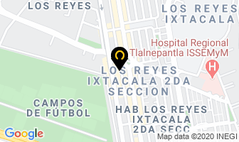 Mapa de Farmacia Homeopatica Lizet en Tlalnepantla de Baz