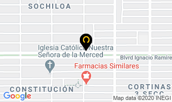 Mapa de Farmacias Benavides en Cajeme