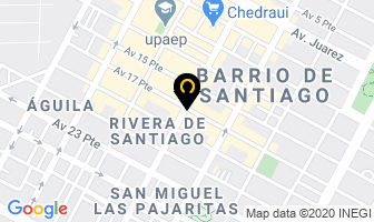 Mapa de Farmacias Cervantes en Puebla
