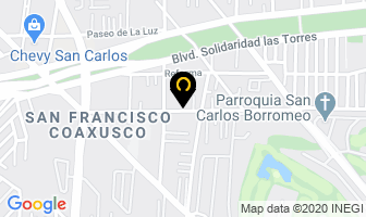 Mapa de Ferreteria San Carlos en Metepec
