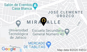 Mapa de Ferreteria Y Refaccionaria Hernandez en Guadalajara