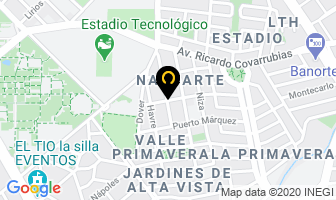 Mapa de Fibrarte Del Norte S.a. De C.v. en Monterrey