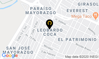 Mapa de Fitness And Box en Puebla