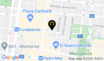 Mapa de Fletes Davsa en Monterrey