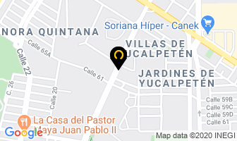 Mapa de Fletes Guadalajara Merida, S.a. De C.v. en Mérida
