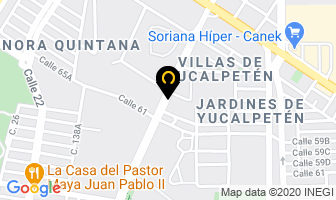 Mapa de Fletes Guadalajara Merida, S.a. De C.v. en Mérida