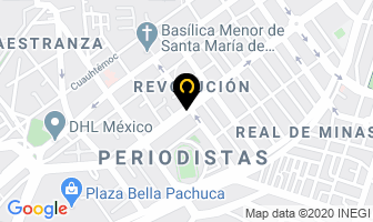 Mapa de Florería Rubí en Pachuca de Soto
