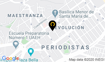 Mapa de Floreria Sandy. en Pachuca de Soto