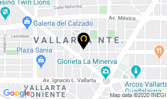Mapa de Florerías Guadalajara en Guadalajara