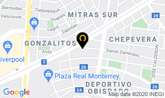 Mapa de Flores & Cantu Abogados en Monterrey