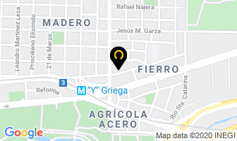 Mapa de Flores Fierro Roberto en Monterrey