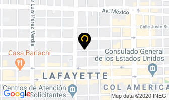 Mapa de Fonda Oriental en Guadalajara