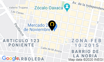 Mapa de Fonda Sofí en Oaxaca de Juárez