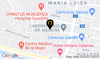 Mapa de Fondo De Fomento Y Garantia en Monterrey