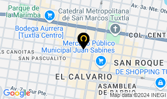 Mapa de Fontanero Tuxtla en Tuxtla Gutiérrez