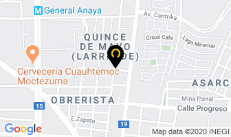 Mapa de FÓrmulas QuÍmicas Profesionales S.a. De C.v. en Monterrey