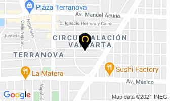 Mapa de Francisco Barraza en Guadalajara