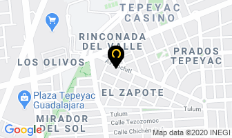 Mapa de Frenos Wagner en Zapopan