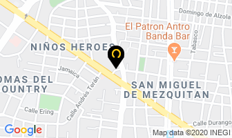 Mapa de Frenos Y Multiservicios Avila Camacho en Guadalajara