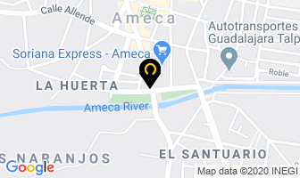 Mapa de Fruteria ¨la Huerta en Ameca
