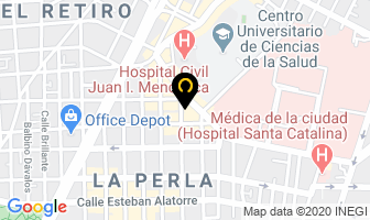 Mapa de Fumigadora El Aguila en Guadalajara