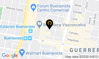 Mapa de Fundación Clemades Cuenta Conmigo, Ac (Cuentamigo) en Ciudad de Mexico