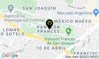 Mapa de Funerales Galia en Ciudad de Mexico