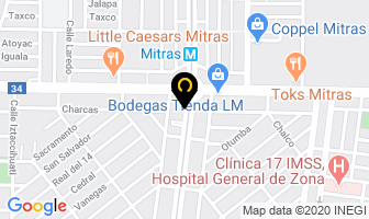 Mapa de Funerales Gonzalez en Monterrey