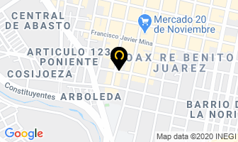 Mapa de Funeraria Cristo Rey en Oaxaca de Juárez