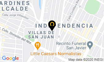 Mapa de Gade Publicidad en Guadalajara