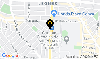 Mapa de Gaes Centros Auditivos en Monterrey