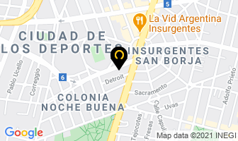 Mapa de “Gala” Centro De Cosmetica Integral en Ciudad de Mexico