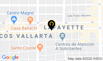 Mapa de Galeria Imperio Del Arte en Guadalajara