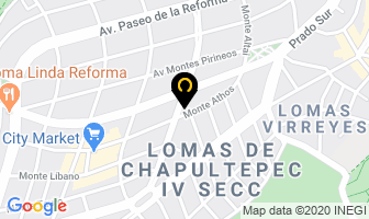 Mapa de Galerias Chippendale en Ciudad de Mexico