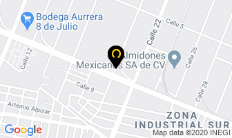 Mapa de Galvanizadora De Occidente S.a. De C.v. en Guadalajara