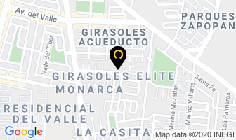 Mapa de Gardenias en Zapopan