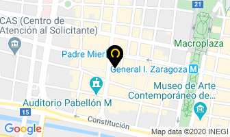 Mapa de Garza Candela Alfredo N en Monterrey