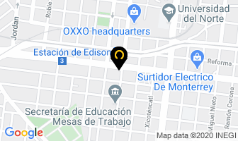 Mapa de Gasolineras Orsan en Monterrey
